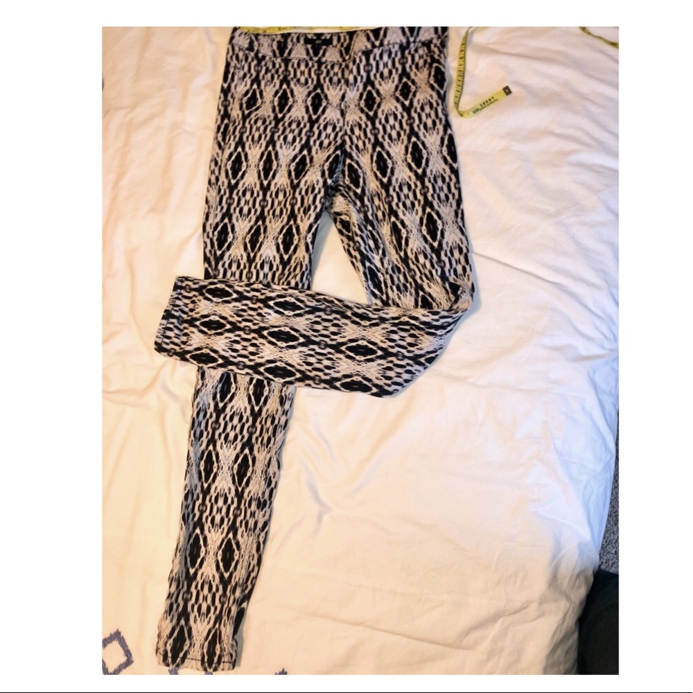 H&M snake print pants